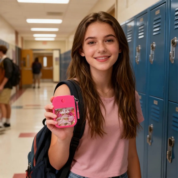 ππ’π¬π‘ Silicone Keychain πππ§π πππ§π’ππ’π³ππ« Case in 4 Colors CHOOSE ONE - Picture 3 of 14